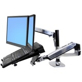 Ergotron LX Dual Stacking, Support de moniteur Argent