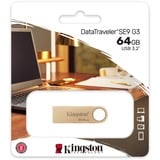 Kingston DataTraveler SE9 G3 64 Go, Clé USB Or, DTSE9G3/64GB, USB-A 3.2 (5 Gbit/s)