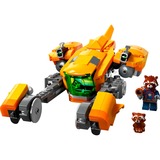 LEGO Marvel - Le vaisseau de Baby Rocket, Jouets de construction 