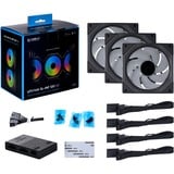 Lian Li UNI FAN SL-INFINITY 120 ventilateurs de boîtier RGB  Noir, 3 pièces, 120 x 122 x 25 mm, PWM, contrôleur inclus