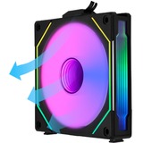 Lian Li UNI FAN SL Infinity 140 Reverse Blade, Ventilateur de boîtier Noir