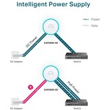 TP-Link AP690E HD AXE11000 Ceiling Mount Quad-Band WiFi 6E, Point d'accès 
