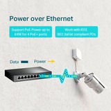 TP-Link TL-SG1008P, Switch Noir, PoE