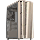 ASUS ProArt PA401 Wood Edition - Tempered Glass boîtier midi tower Beige/bois | 2x USB-A | 1x USB-C | Window