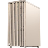 ASUS  boîtier midi tower Beige/bois | 2x USB-A | 1x USB-C | Window