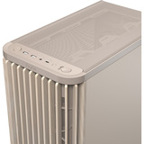 ASUS  boîtier midi tower Beige/bois | 2x USB-A | 1x USB-C | Window