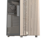 ASUS  boîtier midi tower Beige/bois | 2x USB-A | 1x USB-C | Window