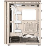 ASUS  boîtier midi tower Beige/bois | 2x USB-A | 1x USB-C | Window