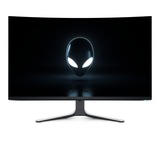 Alienware AW3225QF 32" 4K Ultra HD Moniteur gaming incurvé Blanc/noir, 1x DisplayPort, 2x HDMI, 1x USB-C, 3x USB-A, 240 Hz