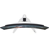 Alienware AW3225QF 32" 4K Ultra HD Moniteur gaming incurvé Blanc/noir, 1x DisplayPort, 2x HDMI, 1x USB-C, 3x USB-A, 240 Hz
