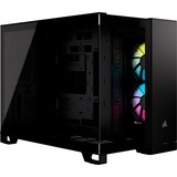Corsair iCUE LINK 2500X RGB mini tower, boîtier pc Noir | 2x USB-A | 1x USB-C | RGB | Verre Trempé
