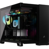 Corsair iCUE LINK 2500X RGB mini tower, boîtier pc Noir | 2x USB-A | 1x USB-C | RGB | Verre Trempé