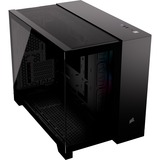 Corsair iCUE LINK 2500X RGB mini tower, boîtier pc Noir | 2x USB-A | 1x USB-C | RGB | Verre Trempé