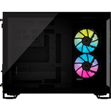 Corsair iCUE LINK 2500X RGB mini tower, boîtier pc Noir | 2x USB-A | 1x USB-C | RGB | Verre Trempé