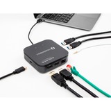 DeLOCK Mini station d’accueil 8K Thunderbolt 3, Station d'accueil Noir