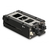 DeLOCK Rack mince et amovible de baie pour 2x SSD 2.5" U.2 NVMe avec châssis 5.25", Cadrage Noir