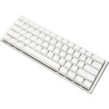 Ducky One 3 Mini White RGB clavier gaming mécanique Blanc, Layout BE (AZERTY), Cherry MX Red Silent, 60%, LED RGB, 60%, ABS