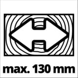 Einhell TH-MS 2513 L 4000 tr/min 1600 W, Coupe-et scie à onglet Rouge, 4000 tr/min, Secteur, 1600 W, 400 mm, 535 mm, 410 mm