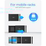 ICY BOX IB-525-U3, Boîtier disque dur Noir