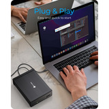 ICY BOX ICY BOX IB-525-U3, Boîtier disque dur Noir