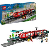 LEGO City - Le tramway et la station du centre-ville, Jouets de construction 60423
