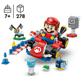 LEGO Super Mario - Mario Kart - LEGO Mario interactif et kart standard, Jouets de construction 72043
