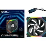 Lian Li UNI FAN SL120 Wireless ventilateur de boîtier RGB  Noir, 120 x 124.5 x 28 mm, PWM