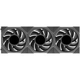 Lian Li UNI FAN TL LCD FLEX ventilateurs de boîtier RGB  Noir, 3 pièces, 124 x 120 x 28 mm, PWM