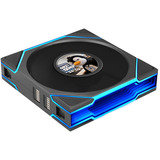 Lian Li UNI FAN TL LCD FLEX ventilateurs de boîtier RGB  Noir, 3 pièces, 124 x 120 x 28 mm, PWM