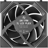 Lian Li UNI FAN TL LCD FLEX ventilateurs de boîtier RGB  Noir, 3 pièces, 124 x 120 x 28 mm, PWM