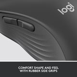 Logitech Signature M650 Sans fil moyen, Souris Graphite