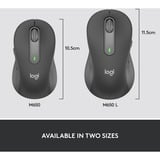 Logitech Signature M650 Sans fil moyen, Souris Graphite