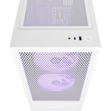 NZXT H5 Flow RGB boîtier midi tower Blanc (mat) | 1x USB-A | 1x USB-C | RGB | Window