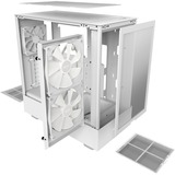 NZXT H5 Flow RGB boîtier midi tower Blanc (mat) | 1x USB-A | 1x USB-C | RGB | Window