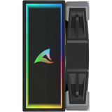 Sharkoon A40 RGB Refroidisseur CPU Noir, Connecteur de ventilateur PWM à 4 broches