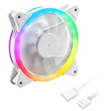 Sharkoon SHARK Blades PWM RGB, Ventilateur de boîtier Blanc, Connexion PWM à 4 broches