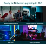 TP-Link TL-SX1008 commutateur réseau Non-géré 10G Ethernet (100/1000/10000) 1U Noir, Switch Noir, Non-géré, 10G Ethernet (100/1000/10000), Grille de montage, 1U