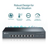 TP-Link TL-SX1008 commutateur réseau Non-géré 10G Ethernet (100/1000/10000) 1U Noir, Switch Noir, Non-géré, 10G Ethernet (100/1000/10000), Grille de montage, 1U