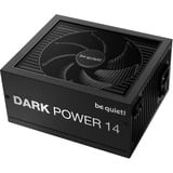 be quiet! DARK POWER 14 alimentation modulaire 1200 watt Noir, 2x 12V-2x6, 4x PCIe, 1200 W, 100 - 240 V, 1300 W, 50/60 Hz, 10 A, 5 A