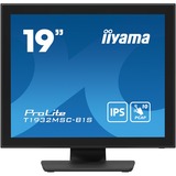 iiyama ProLite T1932MSC-B1S 19" Moniteur tactile  Noir, Touch, VGA, HDMI, DisplayPort, Audio