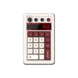 8BitDo Retro 18 Mechanical Numpad - Fami Edition, Pavé numérique Blanc/Rouge, Kaih Box White switch V2, Dye-sub PST keycaps, USB / 2,4 GHz / Bluetooth