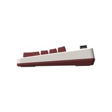 8BitDo Retro 18 Mechanical Numpad - Fami Edition, Pavé numérique Blanc/Rouge, Kaih Box White switch V2, Dye-sub PST keycaps, USB / 2,4 GHz / Bluetooth