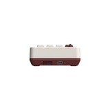 8BitDo Retro 18 Mechanical Numpad - Fami Edition, Pavé numérique Blanc/Rouge, Kaih Box White switch V2, Dye-sub PST keycaps, USB / 2,4 GHz / Bluetooth