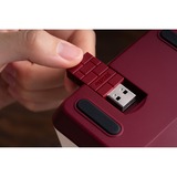 8BitDo Retro 18 Mechanical Numpad - Fami Edition, Pavé numérique Blanc/Rouge, Kaih Box White switch V2, Dye-sub PST keycaps, USB / 2,4 GHz / Bluetooth