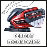 Einhell TE-OS 18/150 Li Solo, Ponceuse multi Rouge/Noir, Batterie non incluse