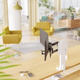 Ergotron TRACE Double, Support de moniteur Blanc