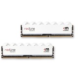 Mushkin Kit 16 Go ECC DDR4-3200, Mémoire vive Blanc, MRD4E320EJJP8GX2, Redline ECC Blanc
