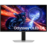 Samsung Odyssey OLED G6 G60SF 27" Moniteur gaming Argent, 1x DisplayPort, 2x HDMI, 2x USB-A, 500 Hz