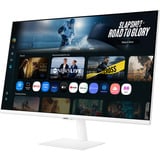 Samsung Smart Monitor M7 M70F 32" 4K UHD  Blanc, 2x HDMI, USB-A, Wi-Fi 5, BT