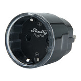 Shelly Plug PM Gen3, Multiprise Noir, Wi-Fi, Bluetooth, mesure d'énergie
